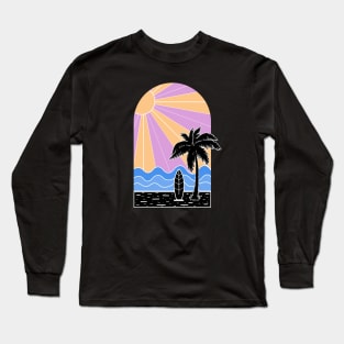 Surfer's paradise beach Long Sleeve T-Shirt